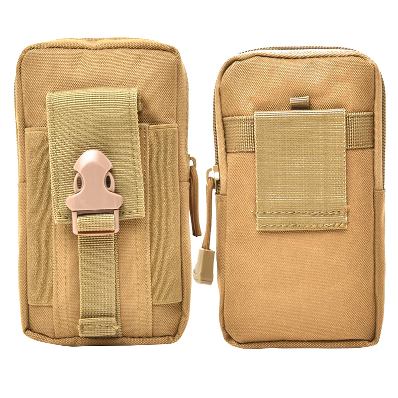 Edc Concealed Carry Belt - Molle Tactical Pouch Phone Case Holder