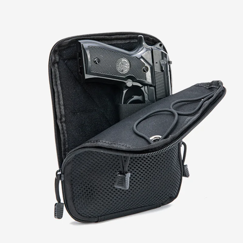 Edc Concealed Carry - Molle Tactical Concealed Gun Holster Pouch
