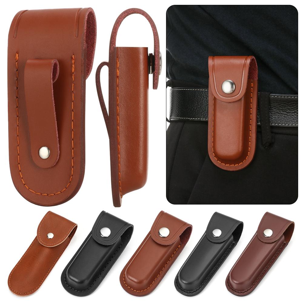 Edc Everyday Carry Knives - High Quality Leather Sheath Holder Knife