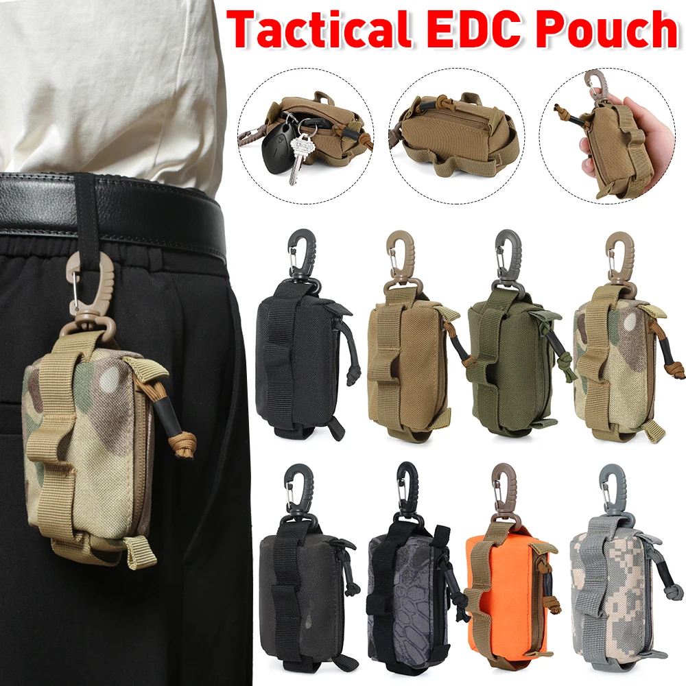 Edc Concealed Carry - Tactical EDC Pouch Zipper Key Card