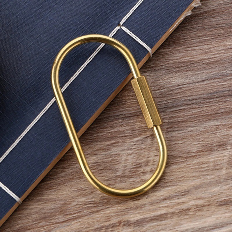 Solid Brass Anti-Lost Keychain - огляд і ціна Edc Car Carry