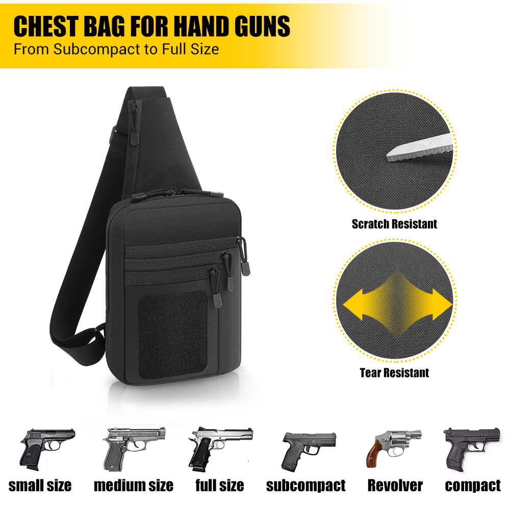 Tactical Pistol Gun Bag Concea - огляд і ціна Edc Concealed Carry Bag