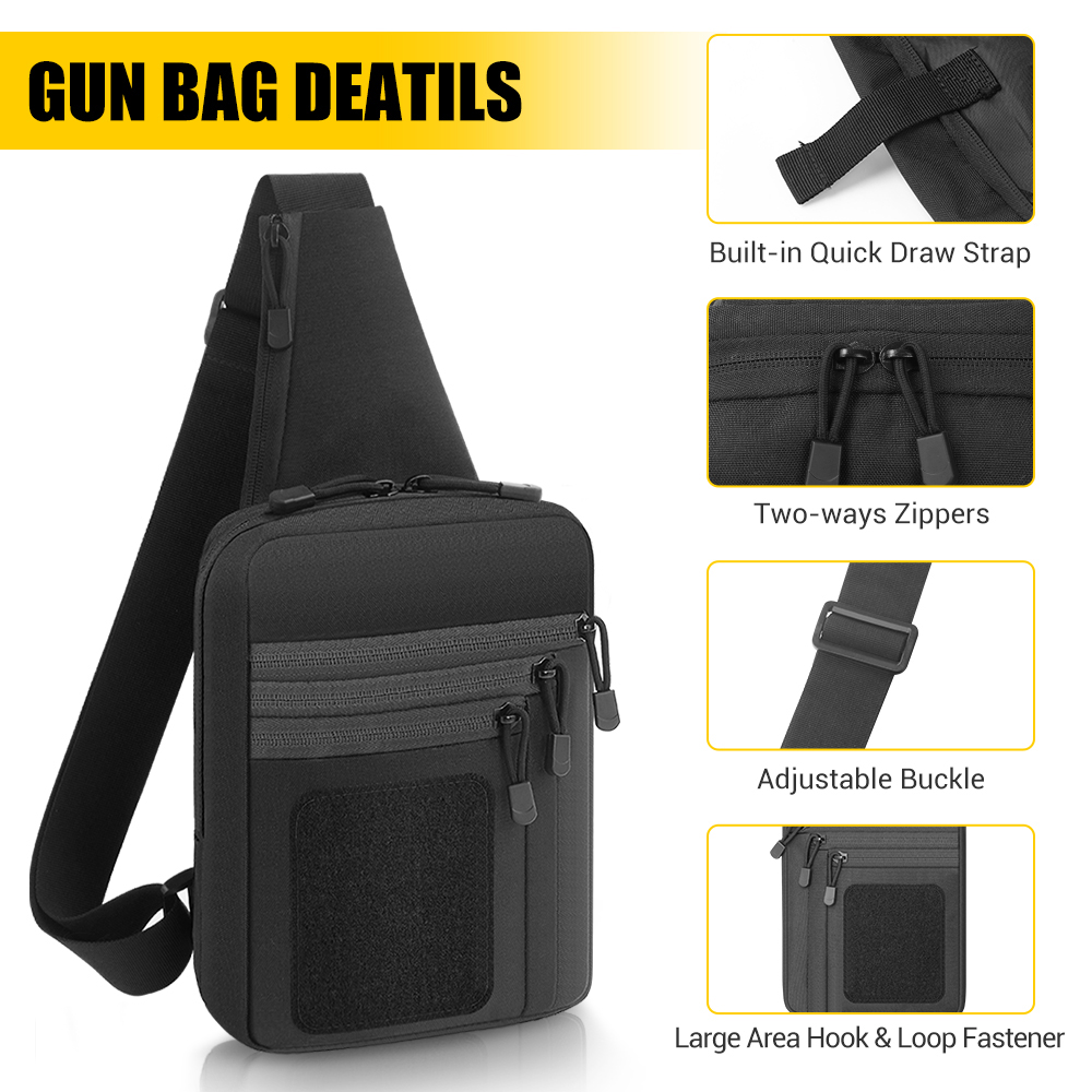 Tactical Pistol Gun Bag Concea - огляд і ціна Edc Concealed Carry Bag