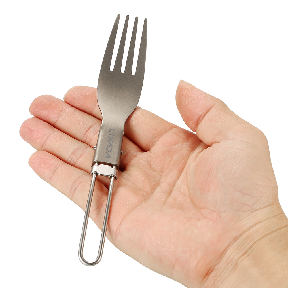 Lixada Titanium Folding Fork U - огляд і ціна Edc Everyday Carry Knives