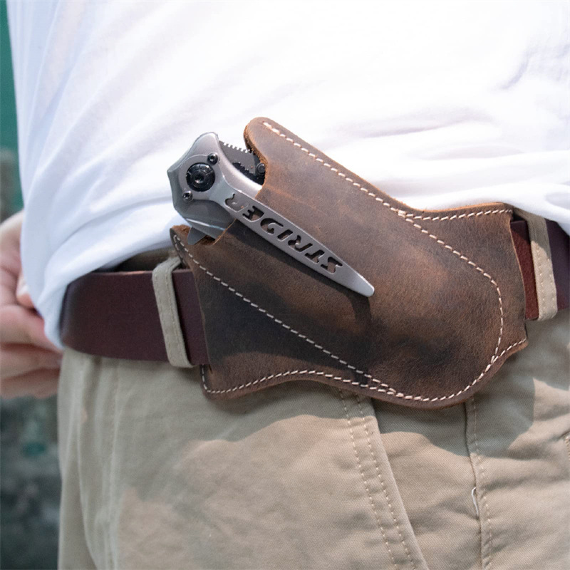 1PC Leather Knives Sheaths Fol - огляд і ціна Edc Everyday Carry Knives