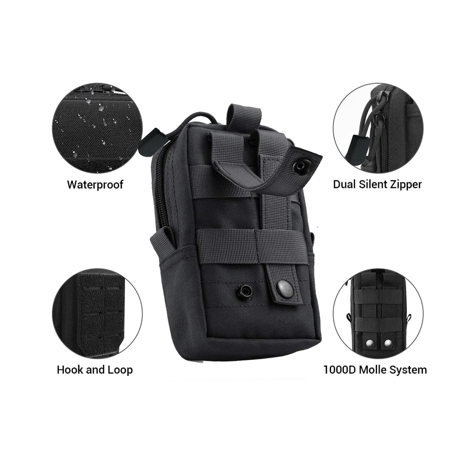 Tactical Molle Pouch Waist Bag - огляд і ціна Edc Deep Carry
