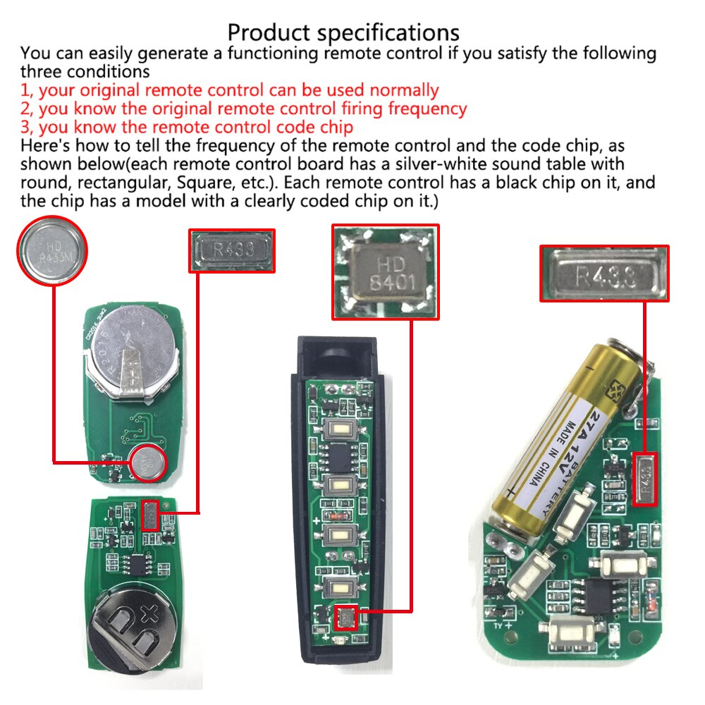 433MHZ Copy Remote Control Aut - огляд і ціна Bottle Opener Keyring