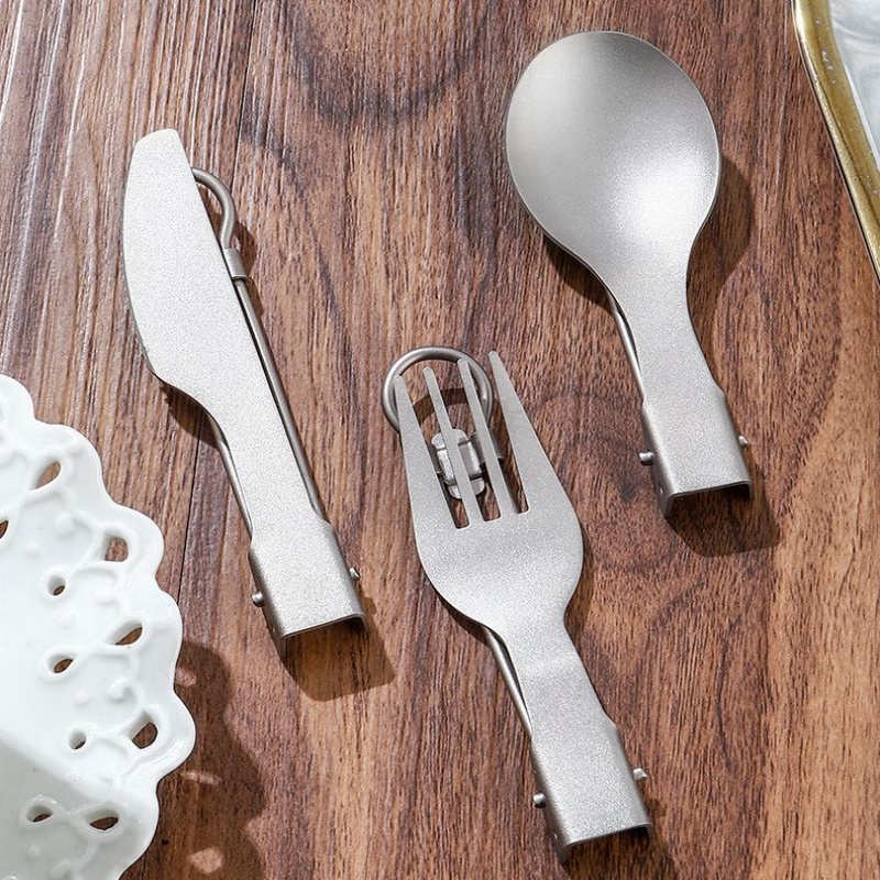 Titanium Foldable Utensil Set  - огляд і ціна Edc Everyday Carry Knives