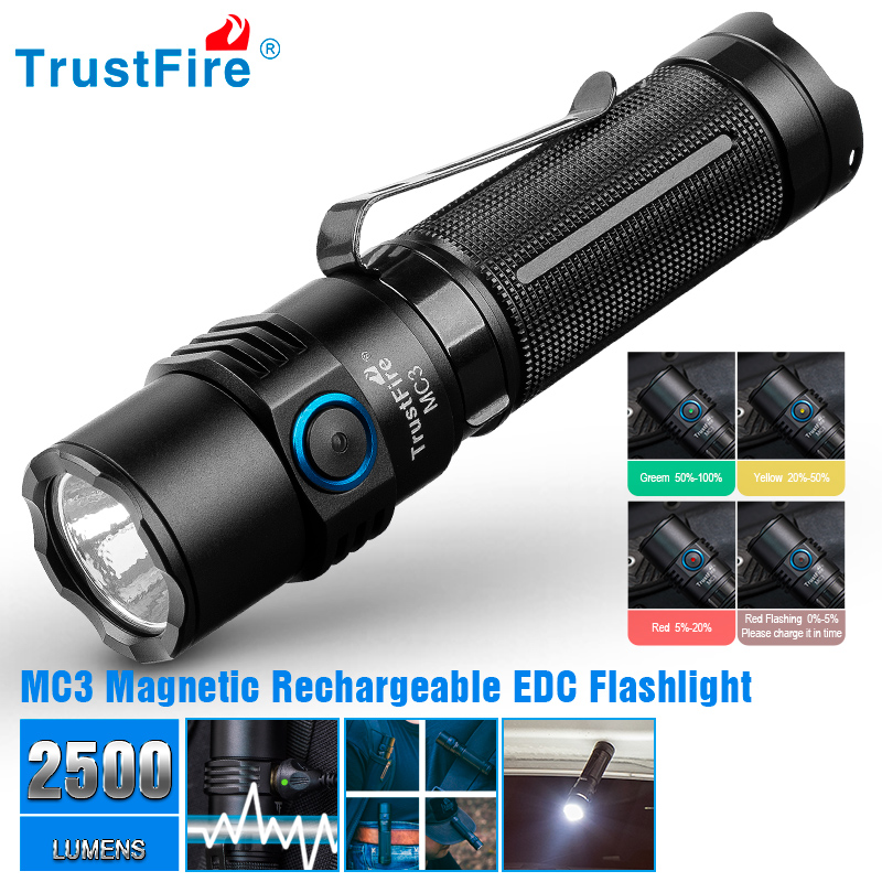Trustfire Mc3 High Power Recha - огляд і ціна Edc Car Carry