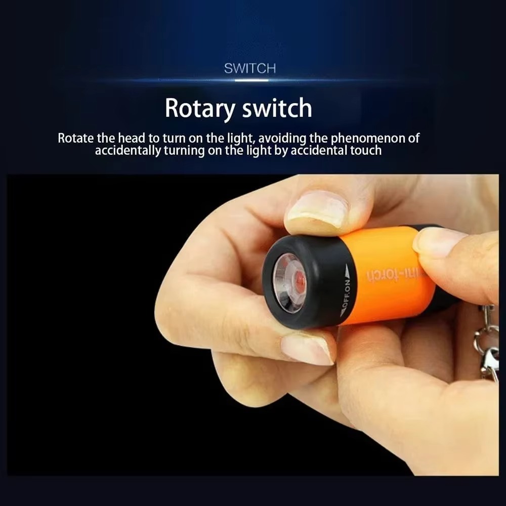 Mini Flashlight Keychain USB R - огляд і ціна Edc Car Carry