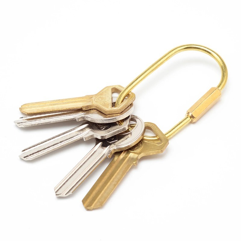Solid Brass Screw Type D-Ring  - огляд і ціна Edc Car Carry