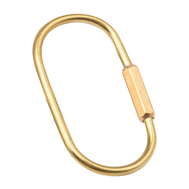 Solid Brass Screw Type D-Ring  - огляд і ціна Edc Car Carry