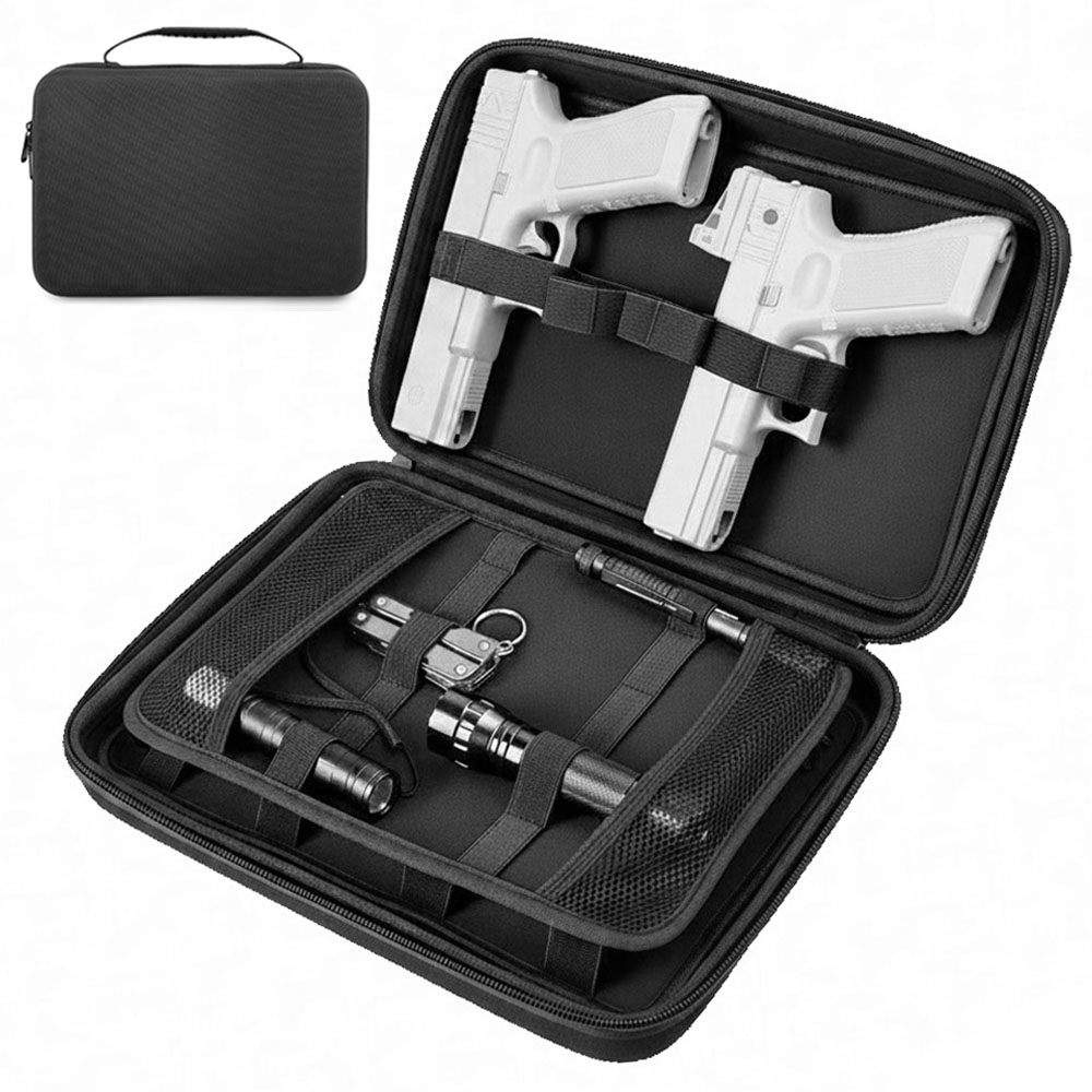 Tactical Pistol Gun Case Dual  - огляд і ціна Edc Concealed Carry Bag