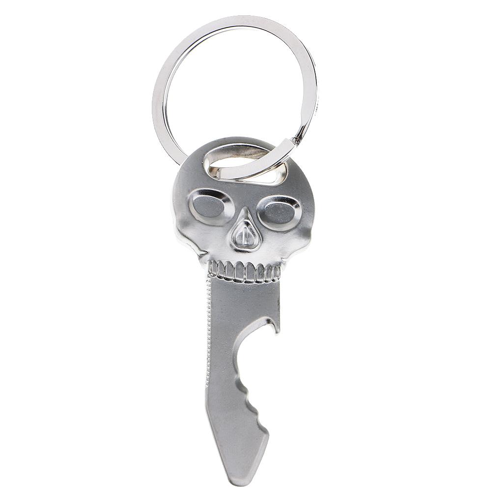 Metal Key Ring Punk Skull Keyc - огляд і ціна Bottle Opener Keyring