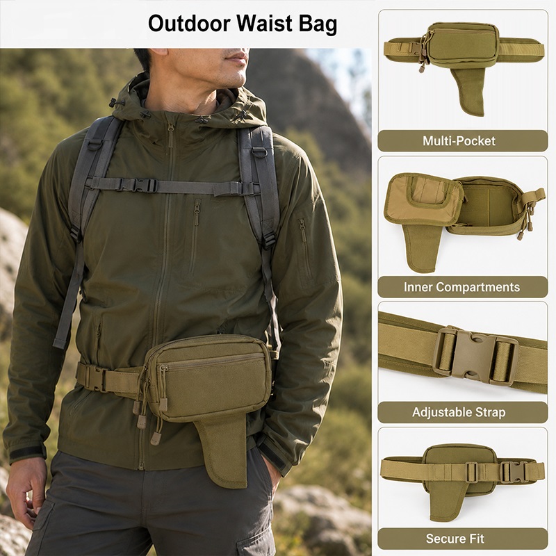 Multifunctional Waist Bag Nylo - огляд і ціна Edc Concealed Carry Bag