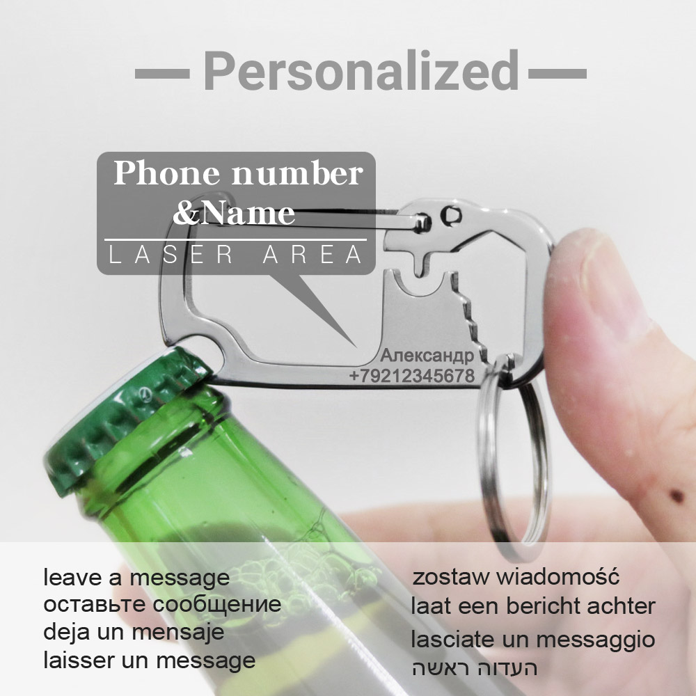 Personalized Name Number Keych - огляд і ціна Bottle Opener Keyring